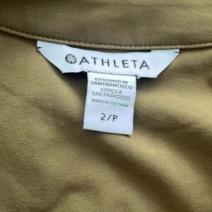 Olive green athleta brand almost new jumpsuit